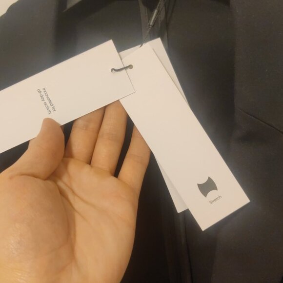 Calvin Klein S athletic slim fit casual blazer black stretch tech unlined soft - Picture 10 of 13